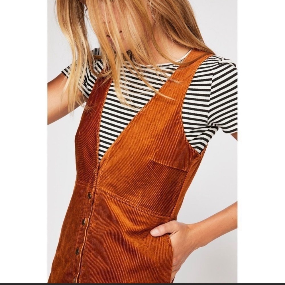 Free People Corduroy Dress w/ pockets